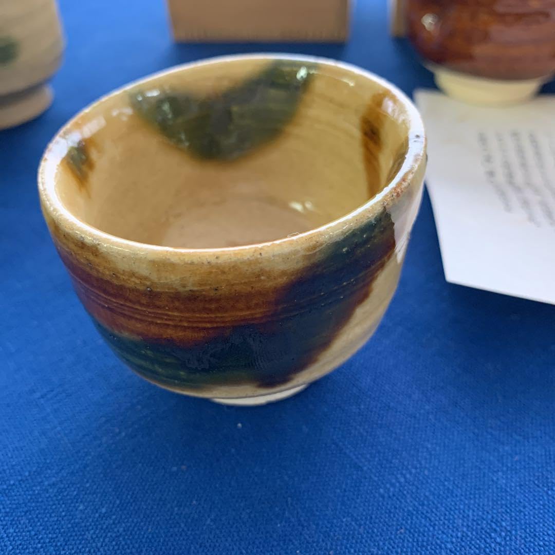 Amazon.co.jp: 陶器 水野双鶴 作 ぐい呑み 5個セット : ホーム